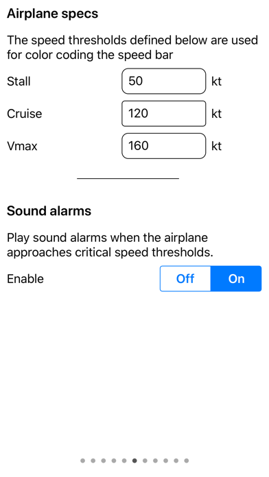 A-EFIS Black and White Screenshot