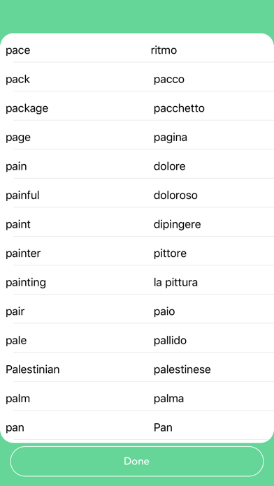 English - Italian 3000 Screenshot