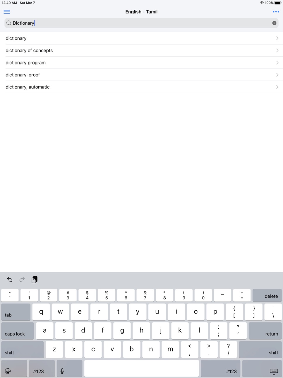 iPad screenshot