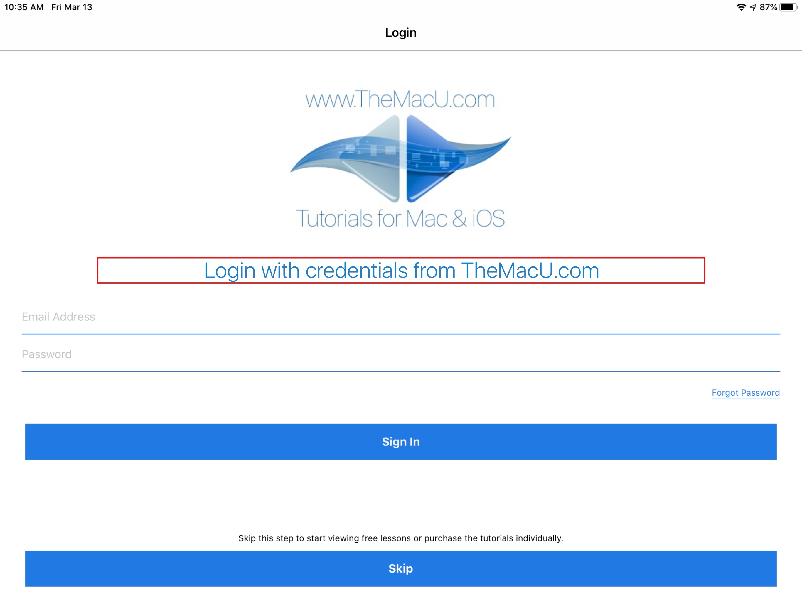 TMU Tutorials screenshot 10