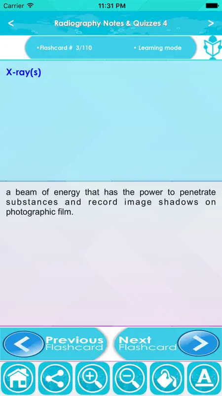 Radiography  EXAM REVIEW App screenshot 3 of 5