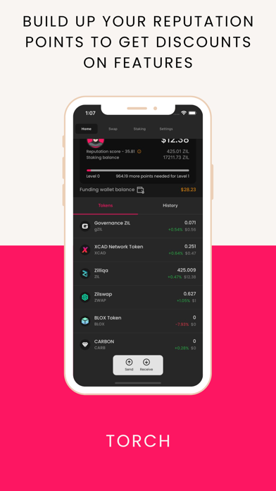 Torch Wallet Screenshot