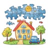Find Jigsaw and arithmetic icon
