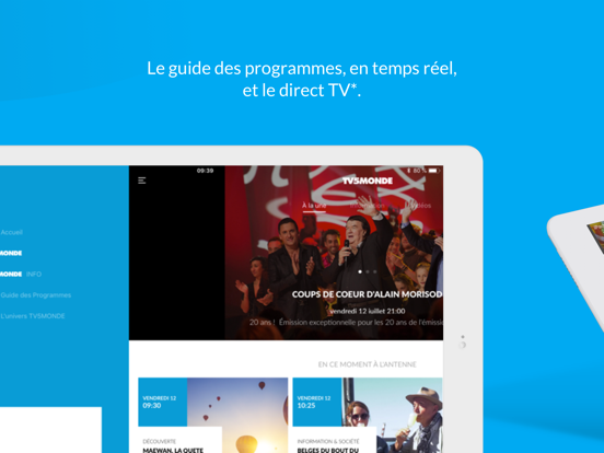TV5MONDE iPad screenshot 4 - Entertainment app