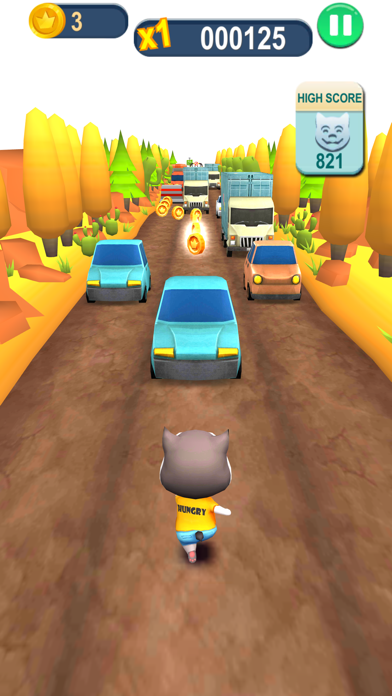 Cat Surfers: Kitty Gold Run Screenshot