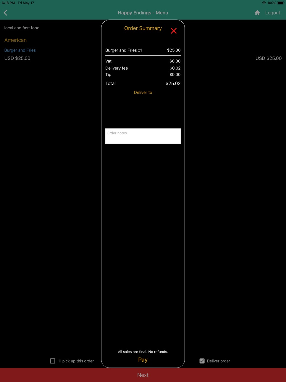 iPad screenshot