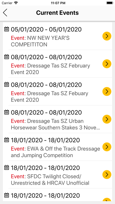LiveScore Dressage Screenshot