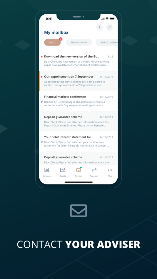#3. BTB Mobile Banking (iOS) 由: Banque Transatlantique Belgium