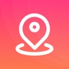 Location changer-path planning icon