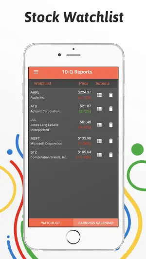 10Q Reports screenshot 3