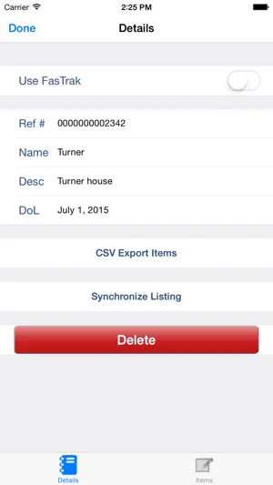 ListerMobile screenshot 1