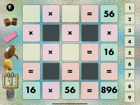 Cross Math Puzzles