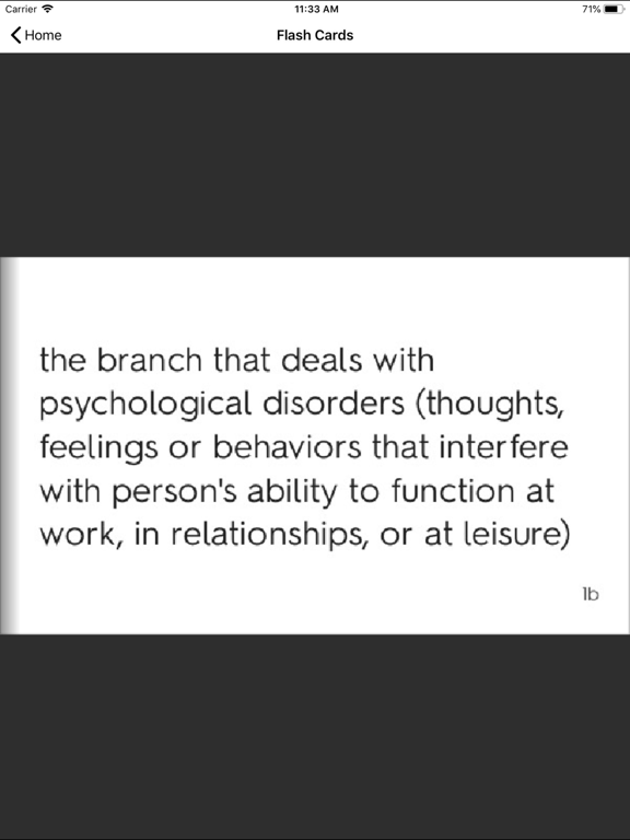 CLEP Psychology Prep 2025-2026 iPad screenshot