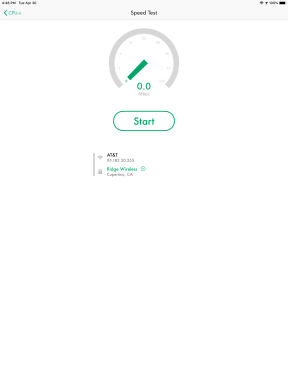 CPU-x Dasher z Battery life iPad screenshot 6 - Productivity app