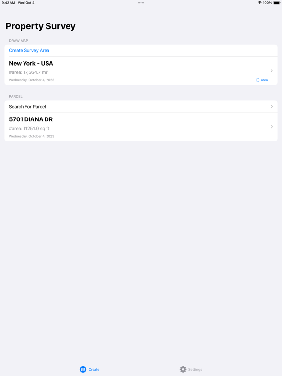 Screenshot #4 pour Arpentages GPS