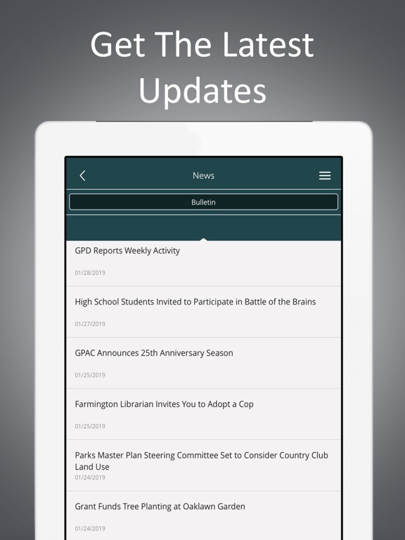 Germantown on the Go iPad screenshot 4 - Productivity app