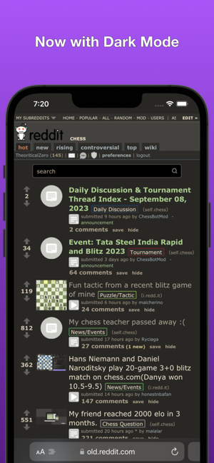 ‎Yesterday For Old Reddit Screenshot