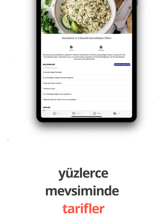 Screenshot #6 pour Mevsiminde Beslenme