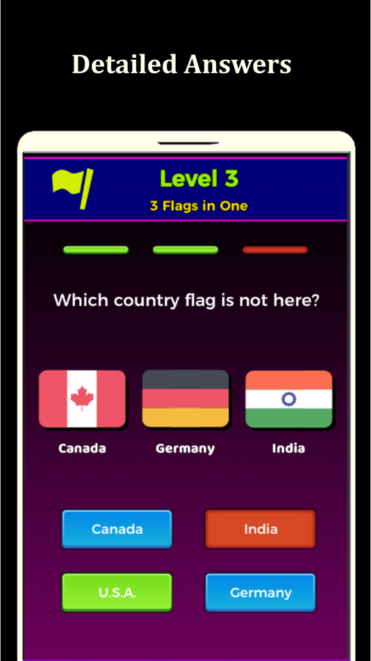 #2. Flag Quiz - Trivia Game (iOS) Podle: Sumeyye Gumus Uzun