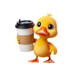Duckling Coffee Stickers