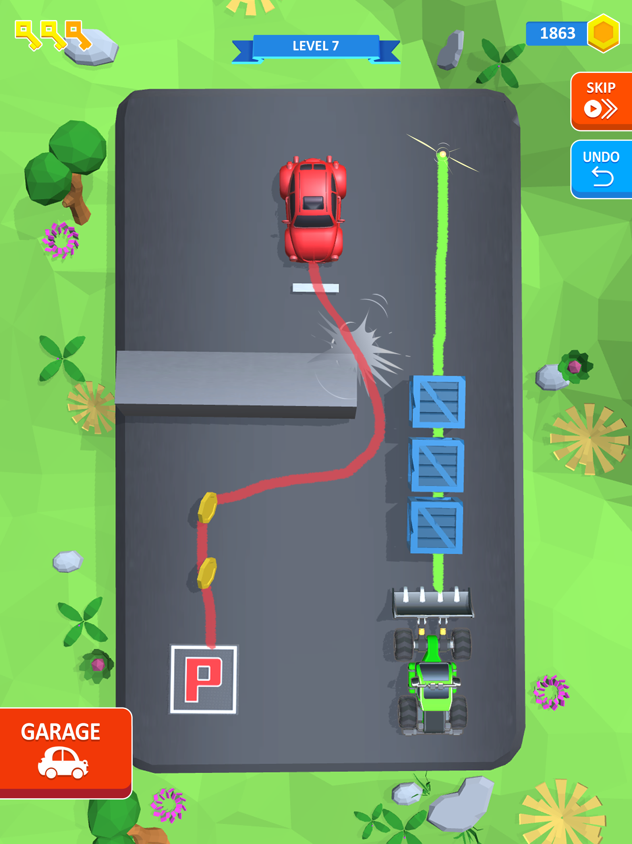 Draw n Park 3D : Parking Game