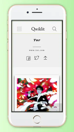Qwiklit Short Story Reader screenshot 1