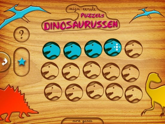Mijn eerste puzzles Dinosaurus iPad app afbeelding 4