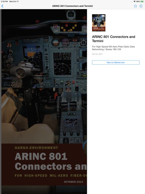 Glenair iPad screenshot 4 - Business app