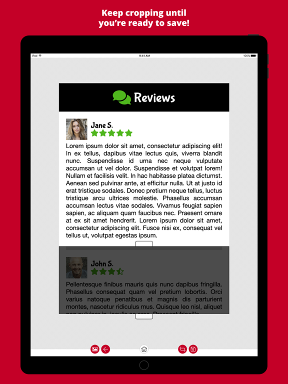 Splice Crop iPad screenshot 5 - Photo & Video app