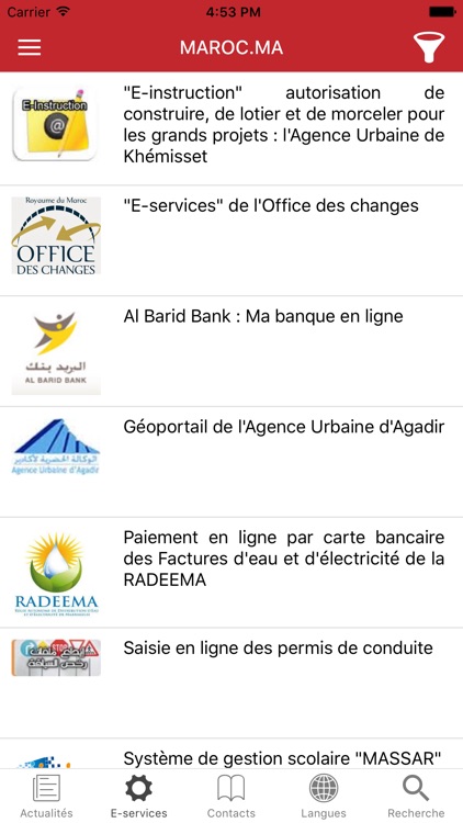 Portail national Maroc.ma screenshot-3