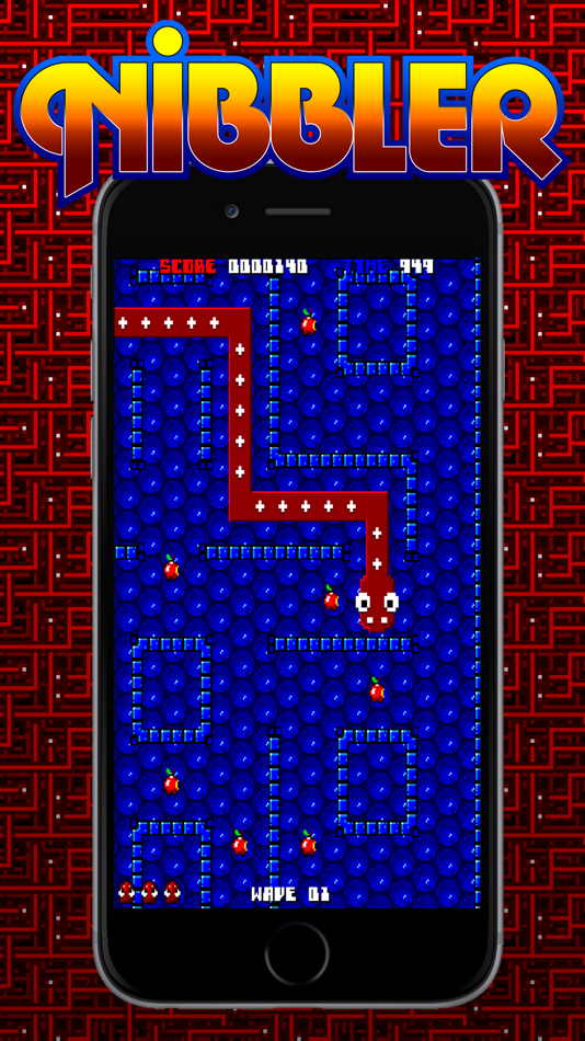 #1. Nibbler Remake with Ads (iOS) By: Richard Hughes
