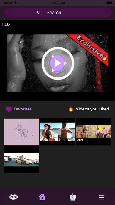PurpleThrone iPhone screenshot 4 - Music app