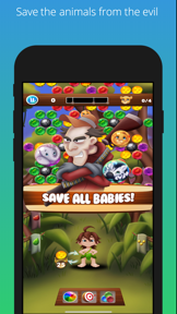 Kid Tarzan Bubble POP Shooter screenshot