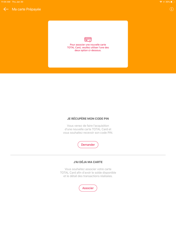 Club TotalEnergies Maroc iPad screenshot 5 - Utilities app