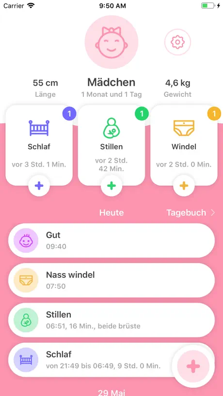 Still app - Mein Baby