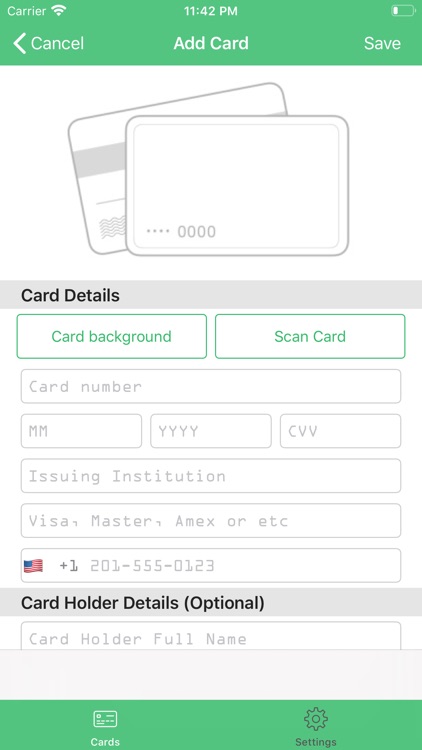 Cards Wallet App screenshot-3