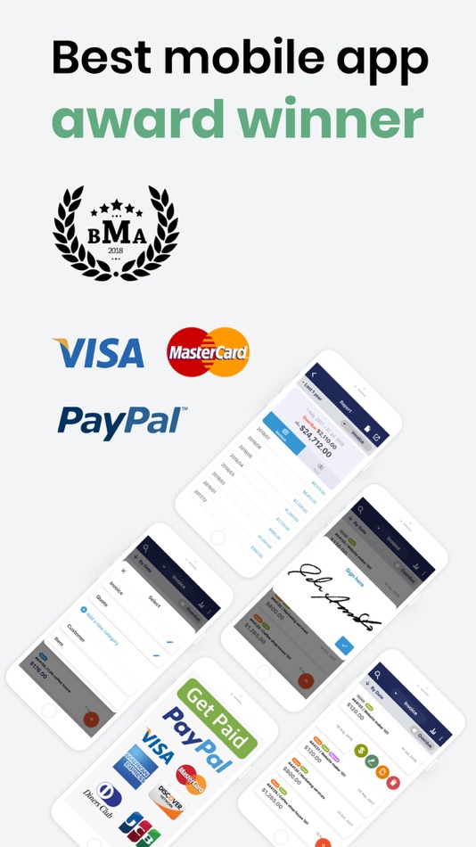 #1. Invoice Maker & Estimate App (iOS) 由: Bookipi Pty Ltd