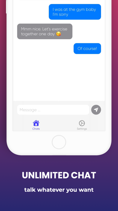 AI Girlfriend Roleplay Chat Screenshot
