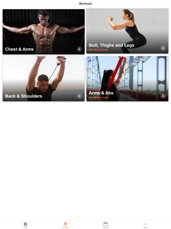 Resistance Band Exercises iPad screenshot