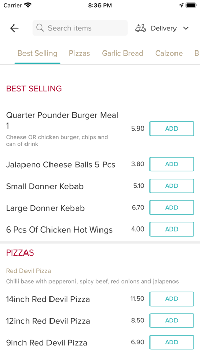 Layton Pizza. Screenshot
