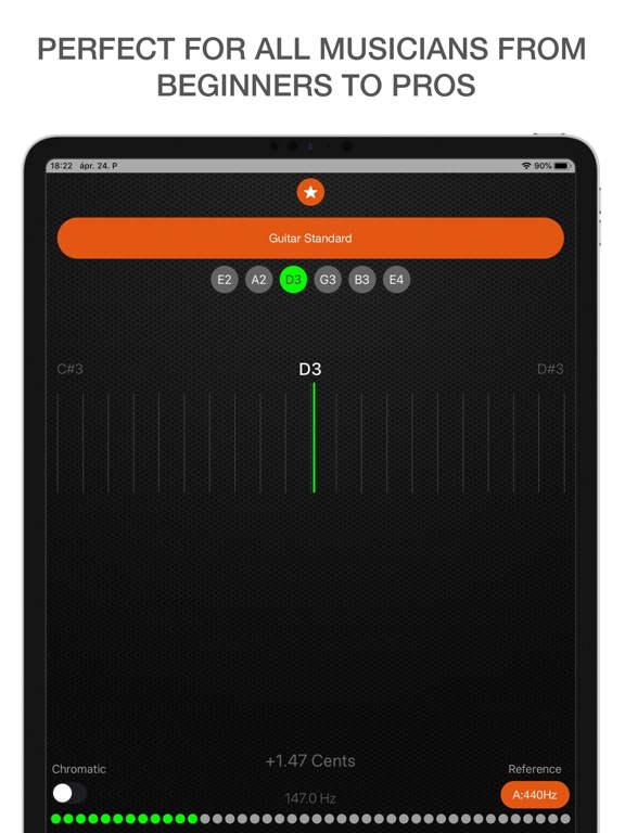 Screenshot #4 pour Accordeur - Guitare, Ukulélé