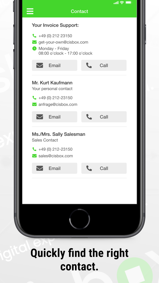 #7. cisbox Invoice (iOS) 来自: cisbox GmbH