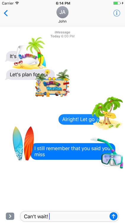 Summer Vacation Emoji