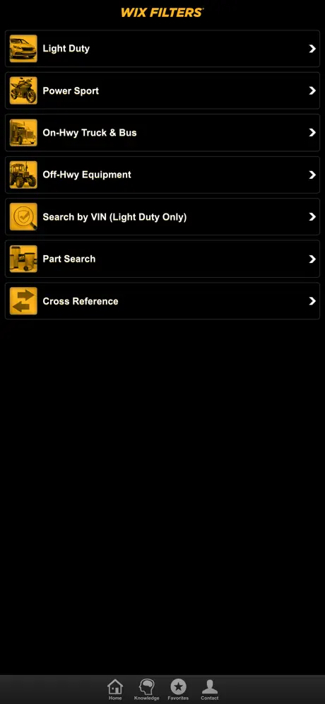 Wix Filters Mobile Catalog