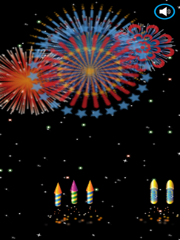 Hey Funny Fireworks iPad screenshot