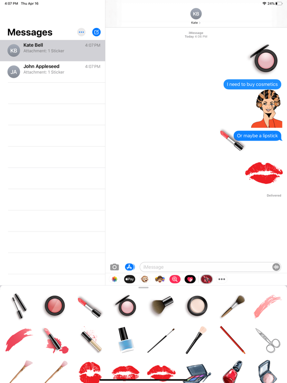 Screenshot #5 pour Magic Makeup Stickers