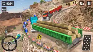 Snow Cargo Trailer Truck Drive screenshot 4
