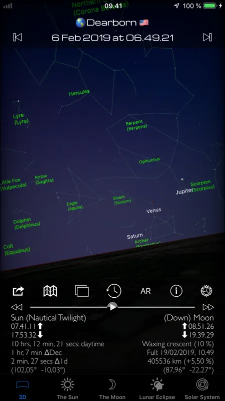 Sonne Mond 3D Planetarium Pro screenshot 5 of 9