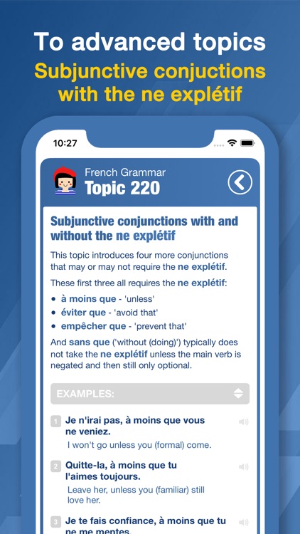 Bootstrap French Grammar screenshot-3