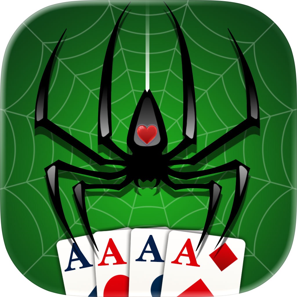 Apple App Store cover for Spider Solitaire - ACE